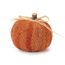 Load image into Gallery viewer, Braided Fabric Pumpkin (Set of 2)