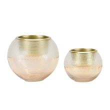 Load image into Gallery viewer, Ombre Glass Votive Candle Holder (Set of 2)