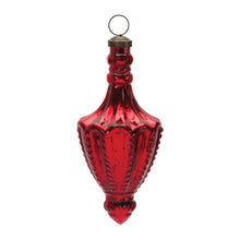 Load image into Gallery viewer, Mercury Glass Finial Drop Ornament (Set of 4)