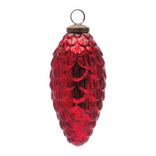 Load image into Gallery viewer, Mercury Glass Pinecone Ornament (Set of 6)