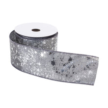 Load image into Gallery viewer, Wired Polyester Ribbon 2.5" x 10 yds. (Set of 2)