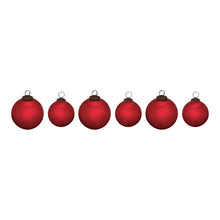 Load image into Gallery viewer, Frosted Glass Ball Ornament (Set of 12)