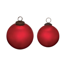 Load image into Gallery viewer, Frosted Glass Ball Ornament (Set of 12)
