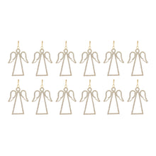 Load image into Gallery viewer, Jeweled Angel Outline Ornament (Set of 12)