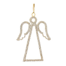 Load image into Gallery viewer, Jeweled Angel Outline Ornament (Set of 12)