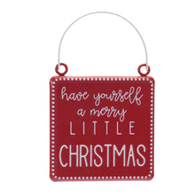 Load image into Gallery viewer, Holiday Sentiment Ornament (Set of 6)
