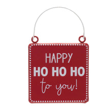 Load image into Gallery viewer, Holiday Sentiment Ornament (Set of 6)