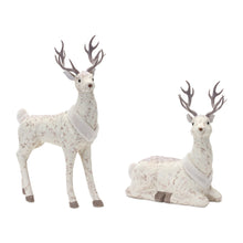 Load image into Gallery viewer, Plush Holiday Deer DŽcor (Set of 2)