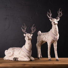 Load image into Gallery viewer, Plush Holiday Deer DŽcor (Set of 2)