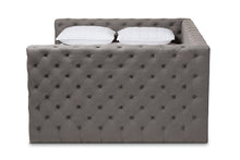 Load image into Gallery viewer, Baxton Studio Anabella Modern and Contemporary Grey Fabric Upholstered Queen Size Daybed