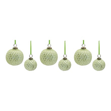 Load image into Gallery viewer, Textured Glass Ball Ornament (Set of 6)