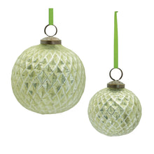 Load image into Gallery viewer, Textured Glass Ball Ornament (Set of 6)