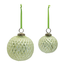 Load image into Gallery viewer, Textured Glass Ball Ornament (Set of 6)