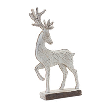Load image into Gallery viewer, Carved Deer DŽcor (Set of 2)