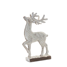 Load image into Gallery viewer, Carved Deer DŽcor (Set of 2)
