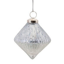 Load image into Gallery viewer, Textured Mercury Glass Ornament (Set of 6)