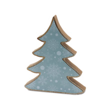 Load image into Gallery viewer, Wood Pine Tree Decor (Set of 2)