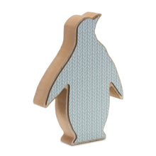 Load image into Gallery viewer, Wood Penguin DŽcor (Set of 2)