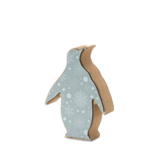 Load image into Gallery viewer, Wood Penguin DŽcor (Set of 2)