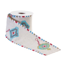 Load image into Gallery viewer, Wired Wool Ribbon 4" x 5 yds.