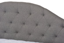 Load image into Gallery viewer, Baxton Studio Eliza Modern and Contemporary Grey Fabric Upholstered Full Size Daybed