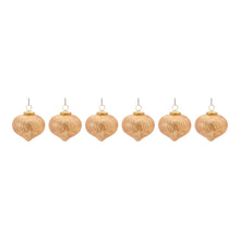 Load image into Gallery viewer, Etched Mecury Glass Ornament (Set of 6)