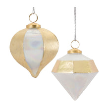 Load image into Gallery viewer, Irredescent Glass Ornamnet (Set of 6)