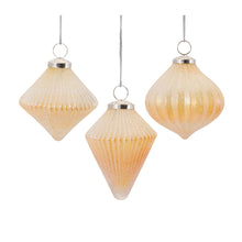 Load image into Gallery viewer, Ribbed Glass Ornament (Set of 6)