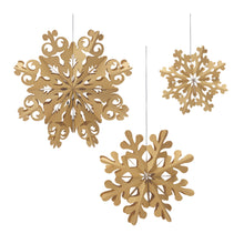 Load image into Gallery viewer, Paper Snowflake Ornament (Set of 6)
