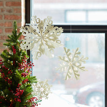 Load image into Gallery viewer, Paper Snowflake Ornament (Set of 6)