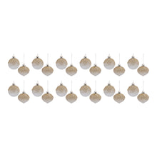 Load image into Gallery viewer, Beaded Ombre Glass Ornament (Set of 12)