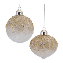 Load image into Gallery viewer, Beaded Ombre Glass Ornament (Set of 12)