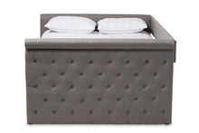 Load image into Gallery viewer, Baxton Studio Amaya Modern and Contemporary Grey Fabric Upholstered Queen Size Daybed