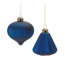 Load image into Gallery viewer, Ribbed Glass Ornament (Set of 12)
