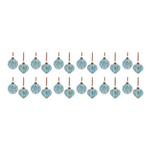 Load image into Gallery viewer, Frosted Scallop Glass Ornament (Set of 12)