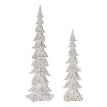 Load image into Gallery viewer, White Washed Pine Tree (Set of 2)