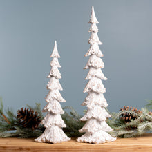 Load image into Gallery viewer, White Washed Pine Tree (Set of 2)