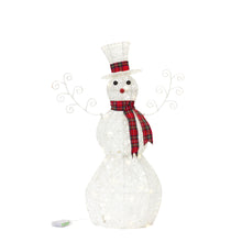 Load image into Gallery viewer, LED Lighted Snowman DŽcor (Set of 2)