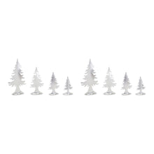 Load image into Gallery viewer, Metal Pine Tree DŽcor (Set of 8)
