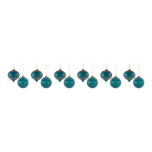 Load image into Gallery viewer, Snowflake Etched Glass Ornament (Set of 12)