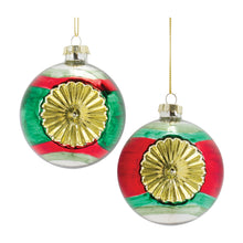 Load image into Gallery viewer, Glass Reflector Ball Ornament (Set of 12)