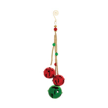 Load image into Gallery viewer, Sleigh Bell Drop Ornament (Set of 6)