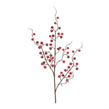 Load image into Gallery viewer, Iced Berry Twig Spray (Set of 12)