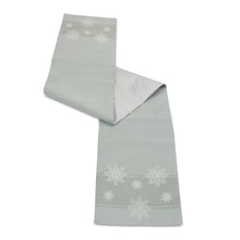 Load image into Gallery viewer, Embroidered Snowflake Table Runner 72"L