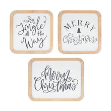 Load image into Gallery viewer, Holiday Sentiment Plaque (Set of 12)