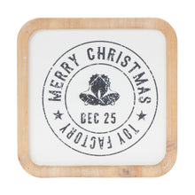 Load image into Gallery viewer, Holiday Mail Stamp Plaque (Set of 12)