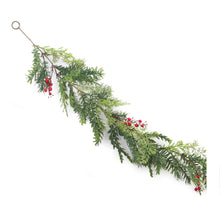 Load image into Gallery viewer, Mixed Pine Berry Garland (Set of 2)