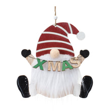 Load image into Gallery viewer, Wood Gnome Ornament (Set of 12)