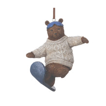 Load image into Gallery viewer, Skate and Snowboard Bear Ornament (Set of 4)