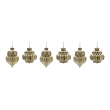 Load image into Gallery viewer, Champagne Finial Ornament (Set of 6)